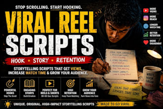 write viral storytelling scripts for reels and youtube