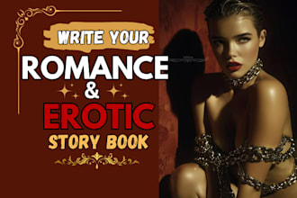 write a hot erotic story, kinky,nsfw romance book writer