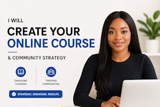 write your online course and community strategy