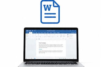 do fast and accurate ms word typing and data entry