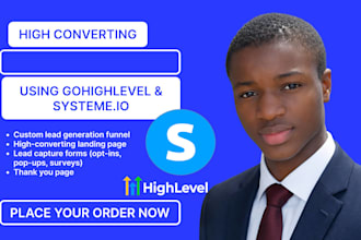 build a high converting sales funnel for leads and sales