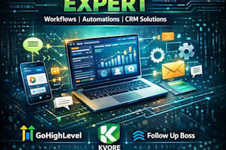 automate client communication with ghl, kvore and follow up boss