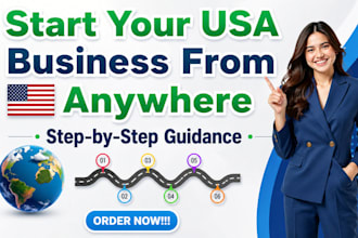 guide you step by step to start a USA business from anywhere