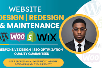 redesign, maintain, build your website, bug fixing, seo optimization, error fix
