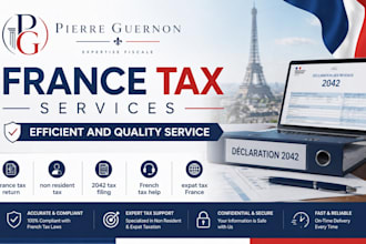 prepare your france non resident tax return 2042 and filing support