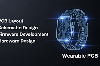 do pcb layout, schematic design, firmware and hardware development