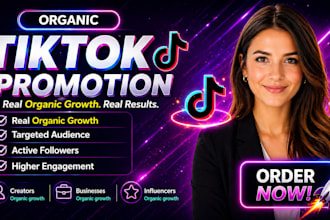 grow and promote your tiktok account followers organically, tik tok promotion