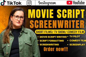 edit, rewrite movie script screenplay stage play comedy film tv script tv series