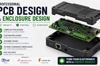 design custom pcb enclosure pcb casing electronic casing ready for 3d printing