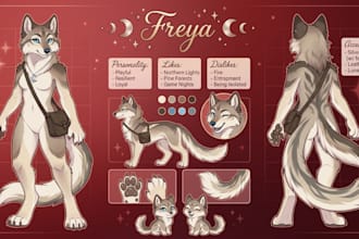 fursona ref sheet furry reference sheet anthro ref sheet furry ref sheet nsfw oc