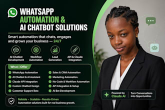 set up claude ai coding agents and whatsapp automation ai systems for you