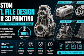 3d stl file 3d printing product 3d prototype 3d model