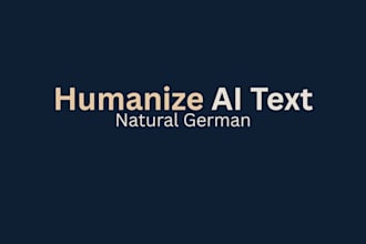 humanize and edit your german ai text
