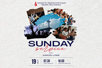 design postcard posters flyer banner handbill for events and brand