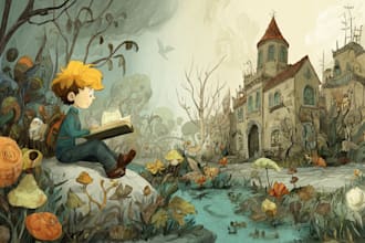 children book illustration and children book illustration