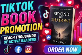 do tiktok book promotion booktok marketing ebook promotion and video ads