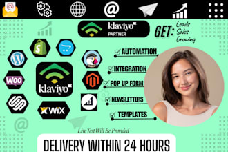setup shopify klaviyo email template campaigns automations workflows integration