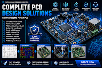 convert schematic to pcb, circuit design, pcb layout, reverse engineer pcb