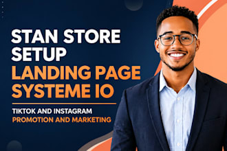 setup stan store stan store setup stan store website systeme io landing page
