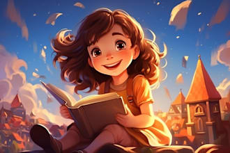 draw whimsical children book illustration