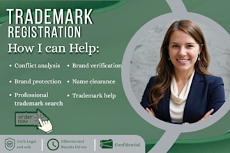 do a professional trademark search and brand name availability check