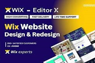 design, redesign and build professional wix websites