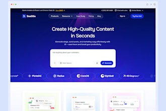 create saas ai content generator generative ai platform like jasper, writesonic