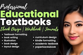 write professional educational textbooks, workbooks, and study guides