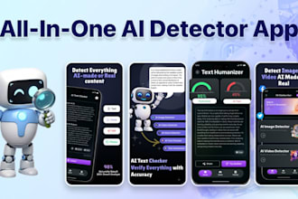 develop ai detection app, ai content detector app, gpt detector app