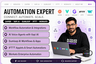 workflow automation with zapier vapi ai make IFTTT workato n8n