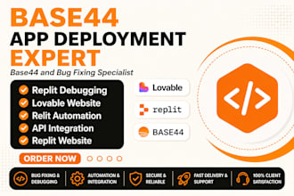 base44 expert base44 bug fixing replit base44 app base44 integration