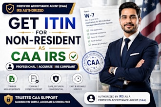 get itin for non US resident caa irs
