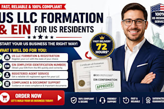 do US llc formation, registration and ein for US residents