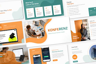 design engaging webinar and course presentation slides