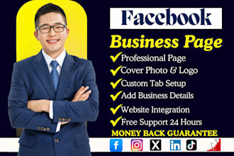 do facebook business page creation , fb fan page and setup