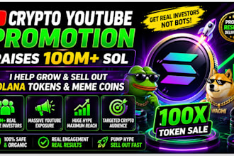 crypto youtube promotion raises 100m sol get memecoin investors crypto promotion