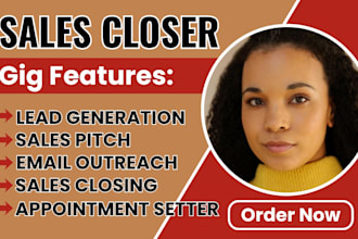 be sales closer salesperson b2b sales representative commission based closer