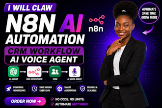 build n8n ai automation workflows with CRM and ai agents