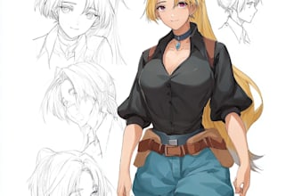 do a anime character