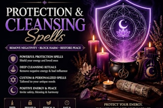 custom energy cleansing spell for personal and home protection