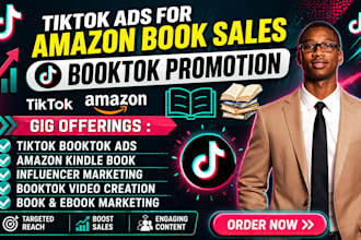 viral booktok promotion tiktok video amazon kindle ebook promotion booktok ads
