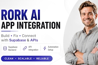 build fix and connect rork ai mobile app to supabase, lovable, onspace ai and v0