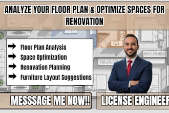 analyze your floor plan and optimize spaces for renovation