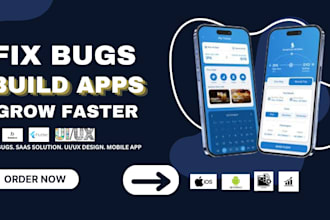 fix flutter error, android and ios app, firebase issue, mobile app bug fixing