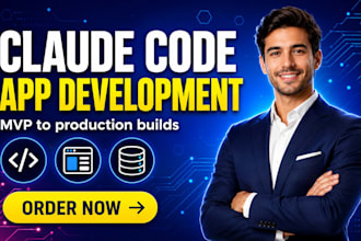 do claude coded app development build web app mvp with claude code