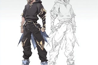 draw a anime character