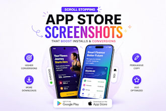 create scroll stopping app play store screenshot that boost install conversion