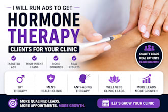 generate verified trt, hrt, and medical weight loss leads for your clinic