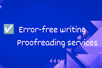 do accurate research, proofreading, and organisation