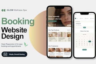 design and build modern booking or appointment websites